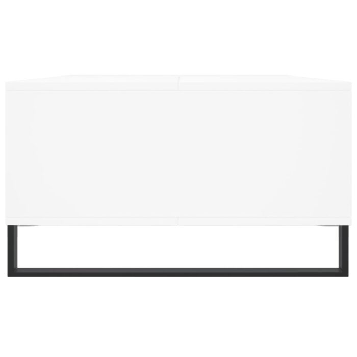Table basse blanc 104x60x35 cm bois d'ingénierie – Image 5