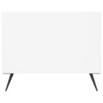 Table basse blanc 90x50x40 cm bois d'ingénierie – Image 5