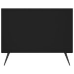 Table basse noir 90x50x40 cm bois d'ingénierie – Image 5