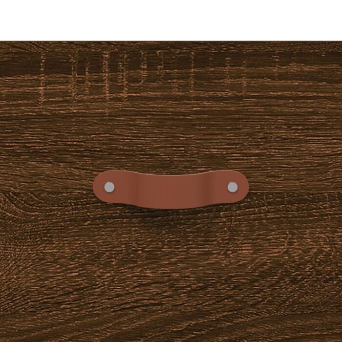 Table basse chêne marron 90x50x40 cm bois d'ingénierie – Image 8