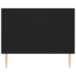 Table basse noir 90x50x40 cm bois d'ingénierie – Image 5