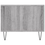 Table basse sonoma gris 90x50x40 cm bois d'ingénierie – Image 5