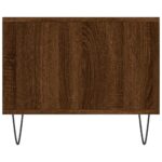 Table basse chêne marron 90x50x40 cm bois d'ingénierie – Image 5