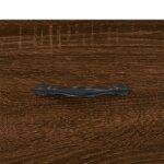Table basse chêne marron 90x50x40 cm bois d'ingénierie – Image 8