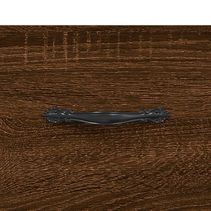 Table basse chêne marron 90x50x40 cm bois d'ingénierie – Image 8