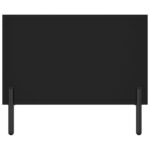 Table basse noir 90x50x40 cm bois d'ingénierie – Image 5