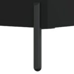 Table basse noir 90x50x40 cm bois d'ingénierie – Image 9