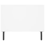Table basse blanc 90x50x40 cm bois d'ingénierie – Image 5
