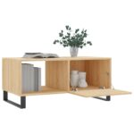 Table basse chêne sonoma 90x50x40 cm bois d'ingénierie – Image 2