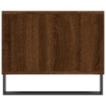 Table basse chêne marron 90x50x40 cm bois d'ingénierie – Image 5