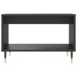 Table basse noir 60x50x40 cm bois d'ingénierie – Image 2
