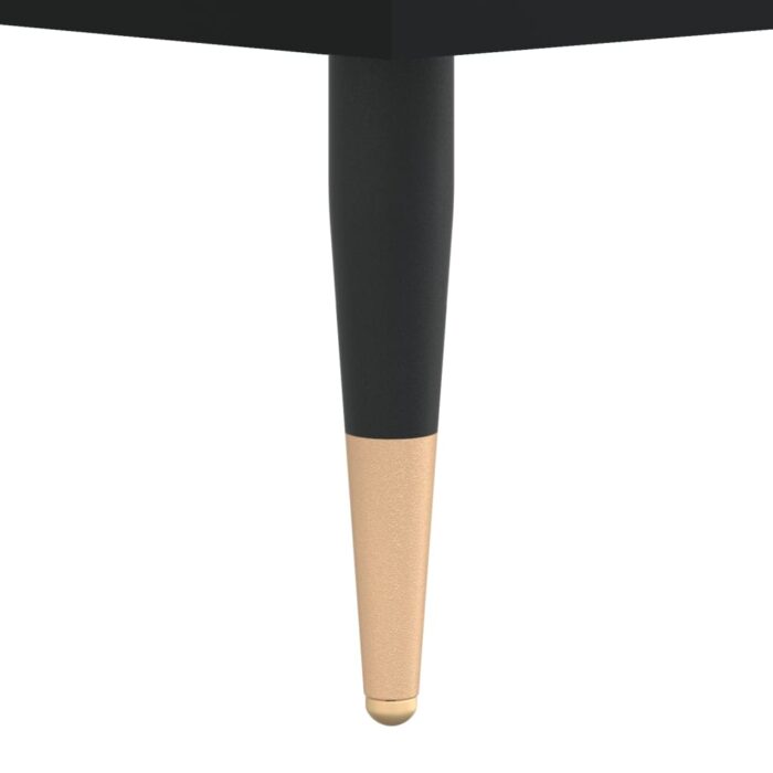 Table basse noir 60x50x40 cm bois d'ingénierie – Image 5