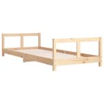 Cadre de lit pour enfants 80x200 cm bois de pin massif – Image 4