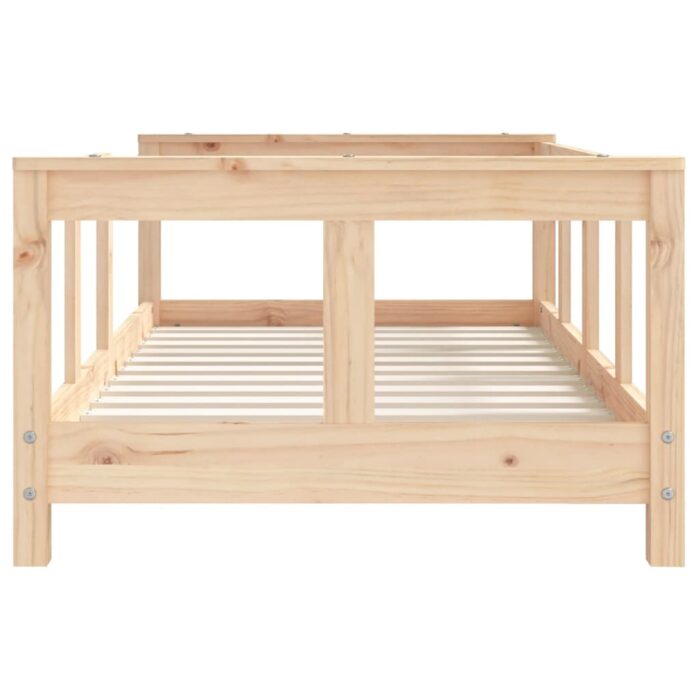 Cadre de lit pour enfant 70x140 cm bois de pin massif – Image 2