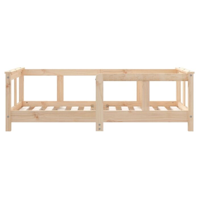 Cadre de lit pour enfant 70x140 cm bois de pin massif – Image 3