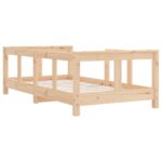 Cadre de lit pour enfant 70x140 cm bois de pin massif – Image 4