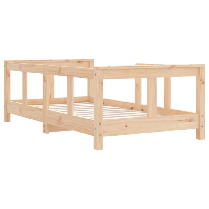 Cadre de lit pour enfant 70x140 cm bois de pin massif – Image 4