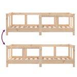 Cadre de lit pour enfant 70x140 cm bois de pin massif – Image 5