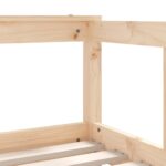 Cadre de lit pour enfant 70x140 cm bois de pin massif – Image 6