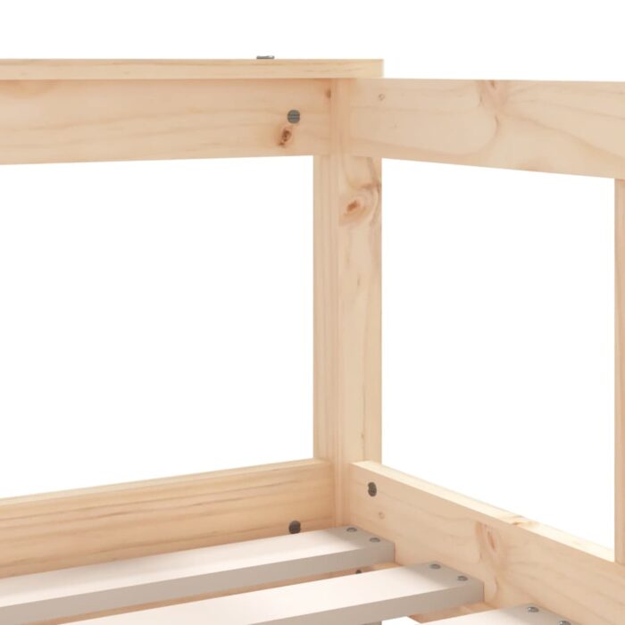 Cadre de lit pour enfant 70x140 cm bois de pin massif – Image 6