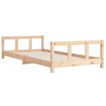 Cadre de lit pour enfant 90x190 cm Bois de pin massif – Image 4