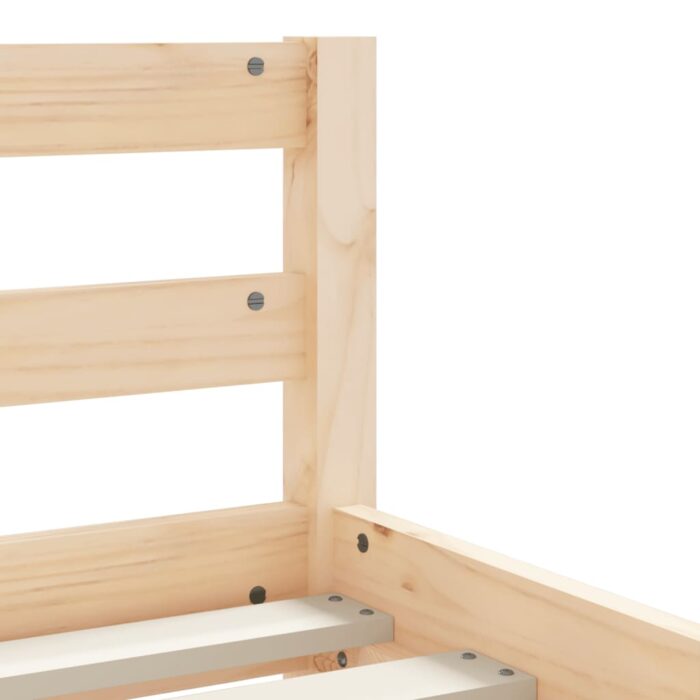 Cadre de lit enfant avec tiroirs 90x200 cm bois de pin massif – Image 6