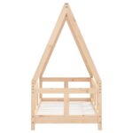 Cadre de lit pour enfant 70x140 cm bois de pin massif – Image 2