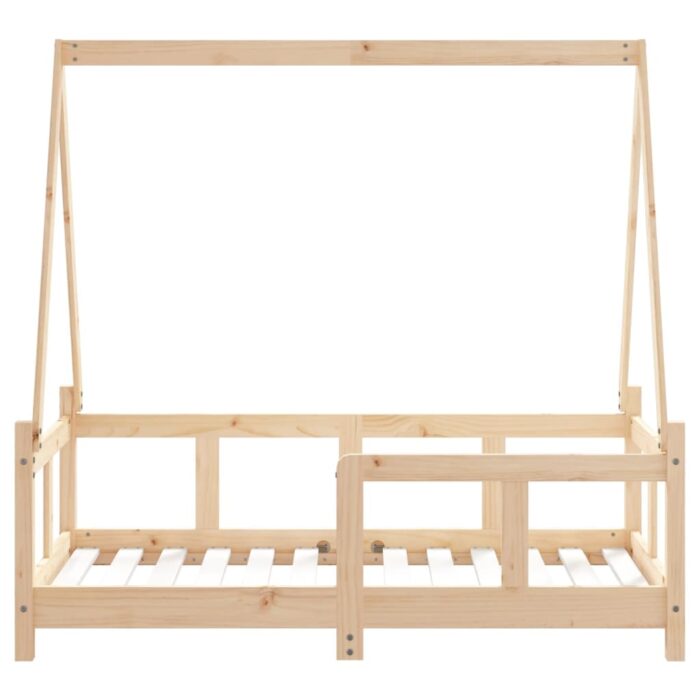 Cadre de lit pour enfant 70x140 cm bois de pin massif – Image 3