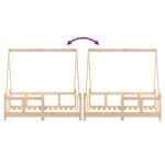 Cadre de lit pour enfant 70x140 cm bois de pin massif – Image 6