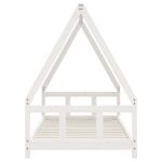 Cadre de lit pour enfants blanc 90x190 cm bois de pin massif – Image 2