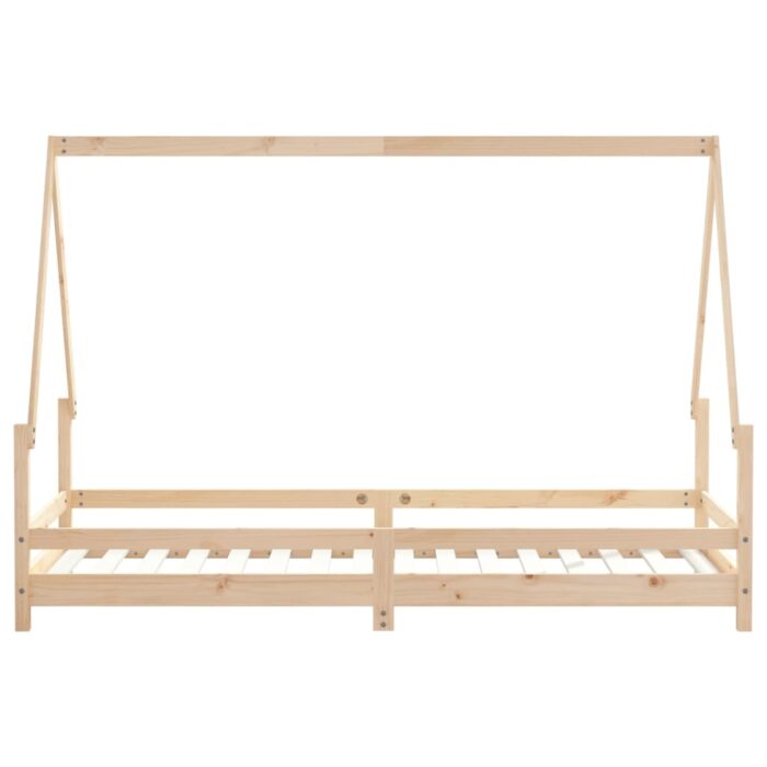 Cadre de lit pour enfants 80x200 cm bois de pin massif – Image 3
