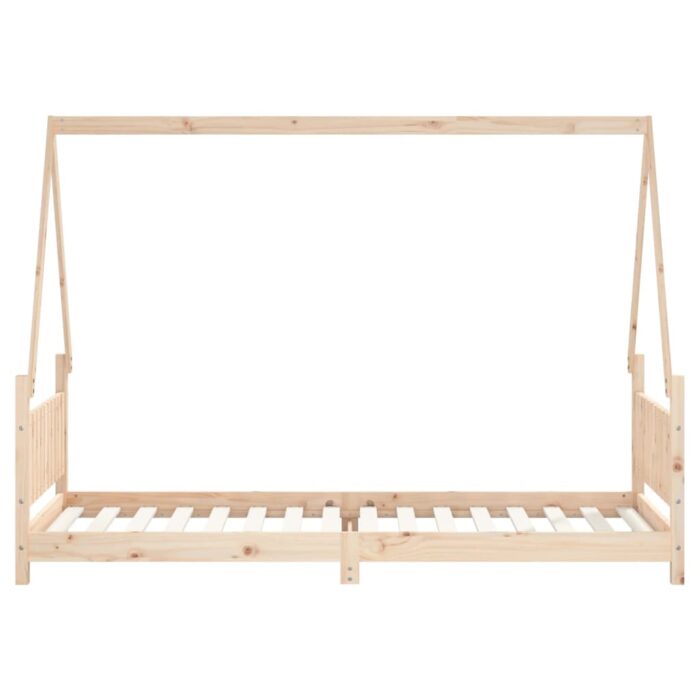 Cadre de lit pour enfants 80x200 cm bois de pin massif – Image 2