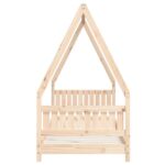Cadre de lit pour enfants 80x200 cm bois de pin massif – Image 3