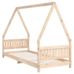 Cadre de lit pour enfants 80x200 cm bois de pin massif – Image 4