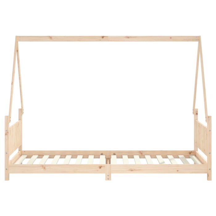 Cadre de lit pour enfants 90x200 cm bois de pin massif – Image 2