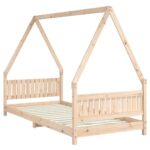 Cadre de lit pour enfants 90x200 cm bois de pin massif – Image 4