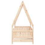 Cadre de lit pour enfant 70x140 cm bois de pin massif – Image 3