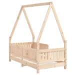 Cadre de lit pour enfant 70x140 cm bois de pin massif – Image 4