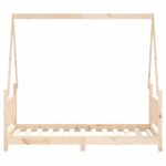Cadre de lit pour enfant 80x160 cm bois de pin massif – Image 2