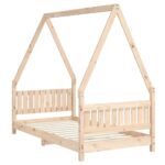 Cadre de lit pour enfant 80x160 cm bois de pin massif – Image 4