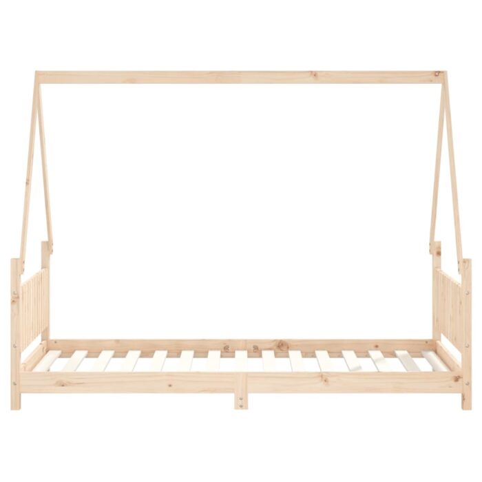 Cadre de lit pour enfant 90x190 cm Bois de pin massif – Image 2