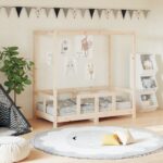 Cadre de lit pour enfant 70x140 cm bois de pin massif