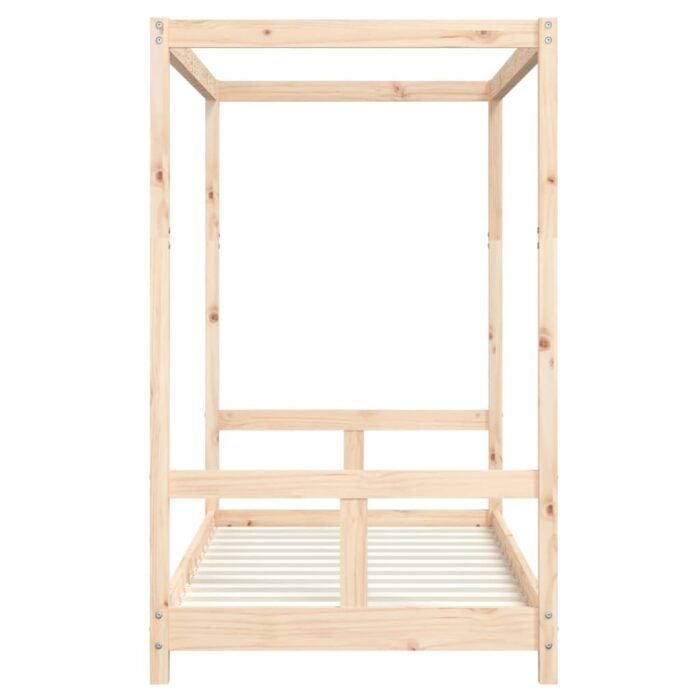 Cadre de lit pour enfant 80x160 cm bois de pin massif – Image 3