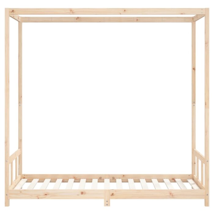 Cadre de lit pour enfant 90x190 cm Bois de pin massif – Image 2