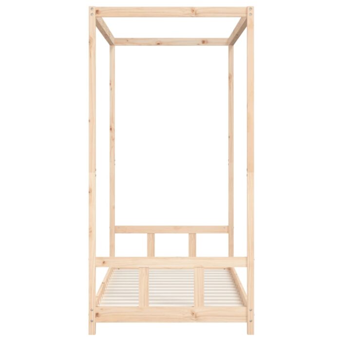Cadre de lit pour enfant 90x190 cm Bois de pin massif – Image 3