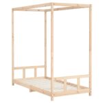 Cadre de lit pour enfant 90x190 cm Bois de pin massif – Image 4