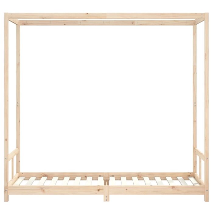 Cadre de lit pour enfants 80x200 cm bois de pin massif – Image 2