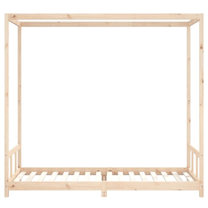 Cadre de lit pour enfants 90x200 cm bois de pin massif – Image 2