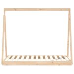 Cadre de lit pour enfant 70x140 cm bois de pin massif – Image 2