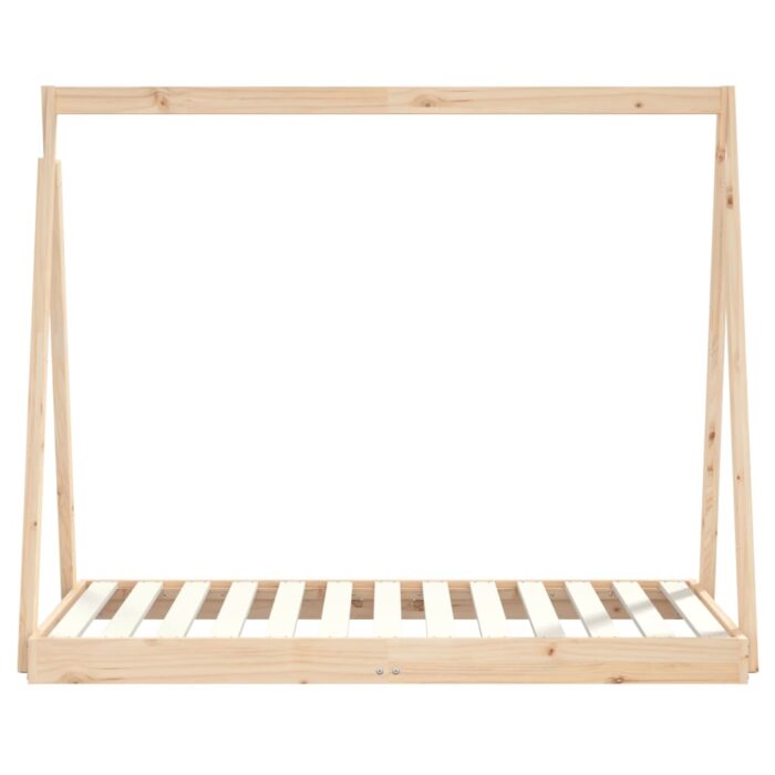 Cadre de lit pour enfant 70x140 cm bois de pin massif – Image 2